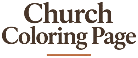 Church Coloring Page